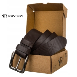 Мужской кожаный ремень ROVICKY-4