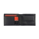 Мужской кожаный кошелёк RAMONAS-5 + подарочный пакет