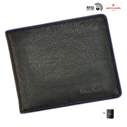 Мужской кожаный кошелёк RAMONAS-5 + подарочный пакет