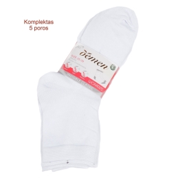 Moteriškos medvilninės kojinės 4991 (5 poros)