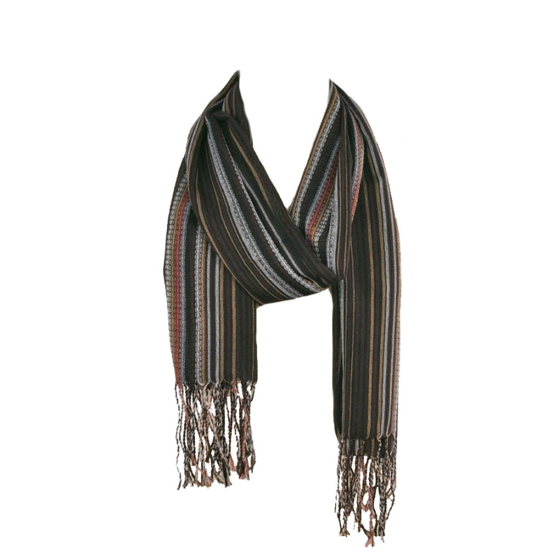 Unisex шарф с кистями 0120-2