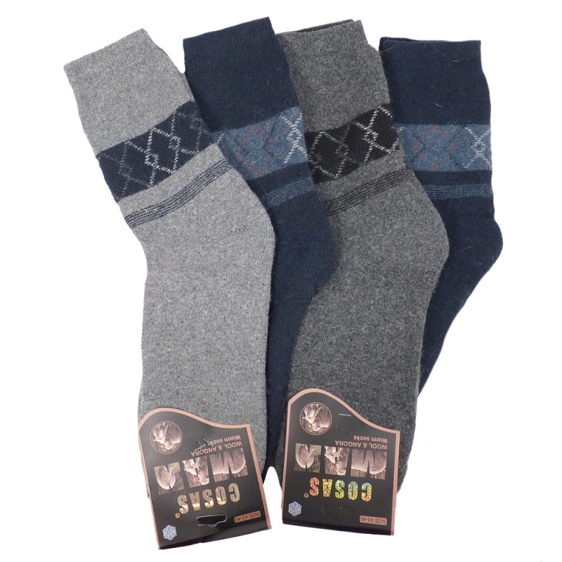 Мужские шерстяные носки 0886-4, 4 пары