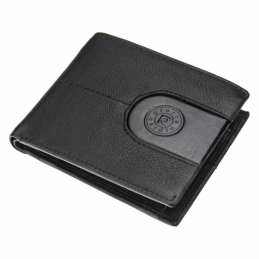 Мужской кожаный кошелёк DAMIAN-7 + подарочный пакет
